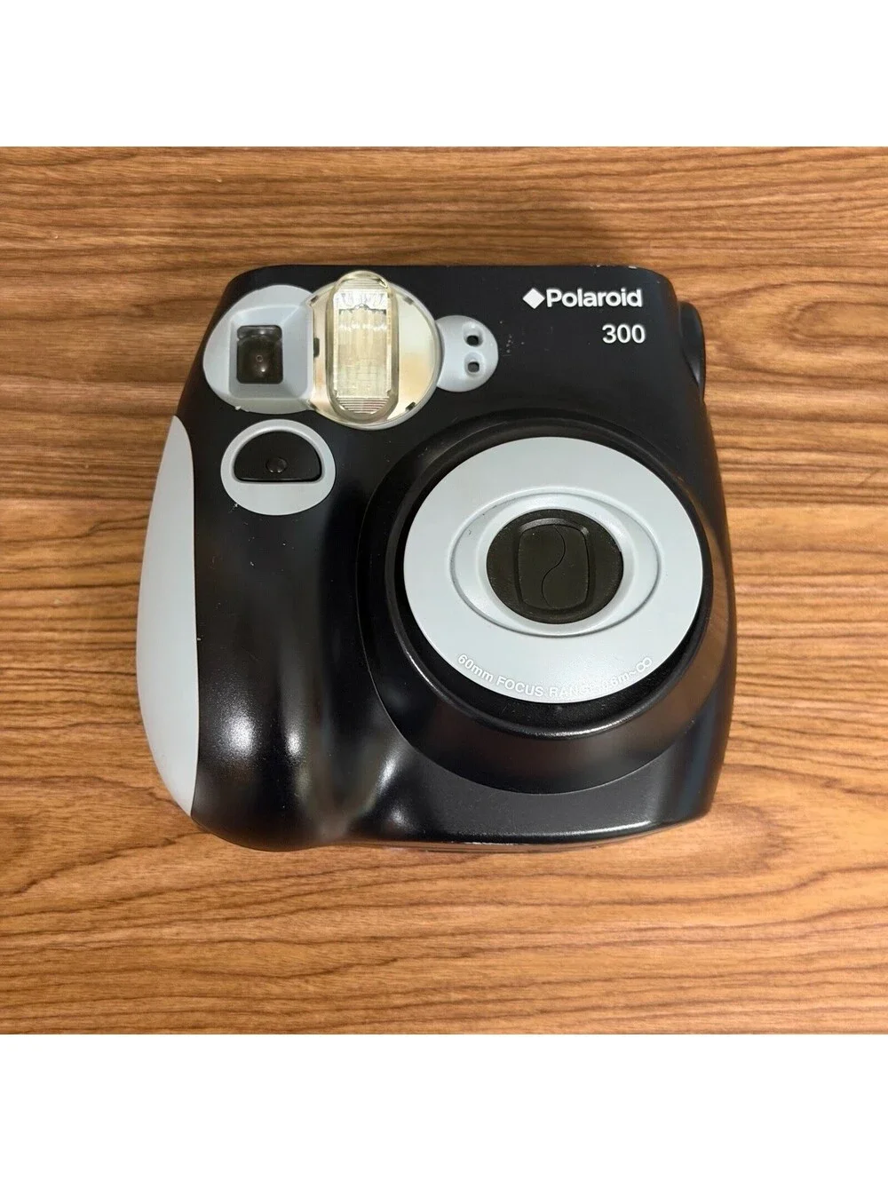 Polaroid 300 Instax Mini Instant Film Camera Black Tested Working